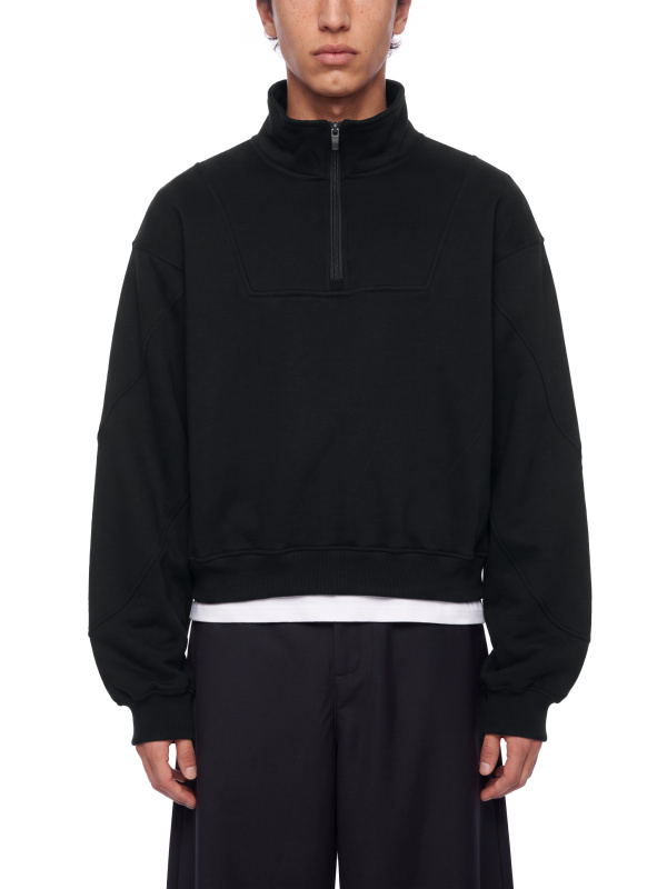 Women’s Loose Fleece Quarter-Zip Sweatshirt