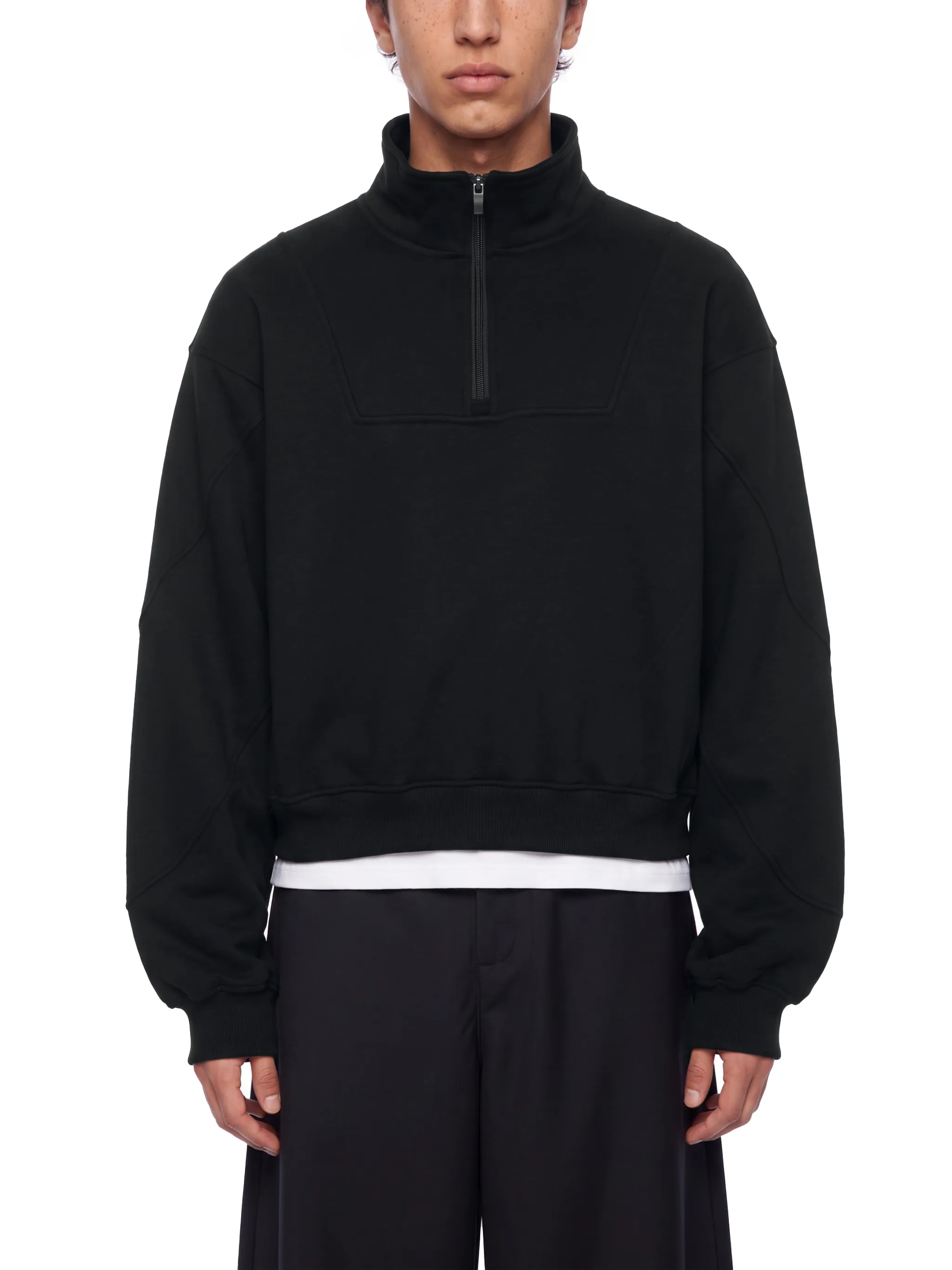 Women’s Loose Fleece Quarter-Zip Sweatshirt