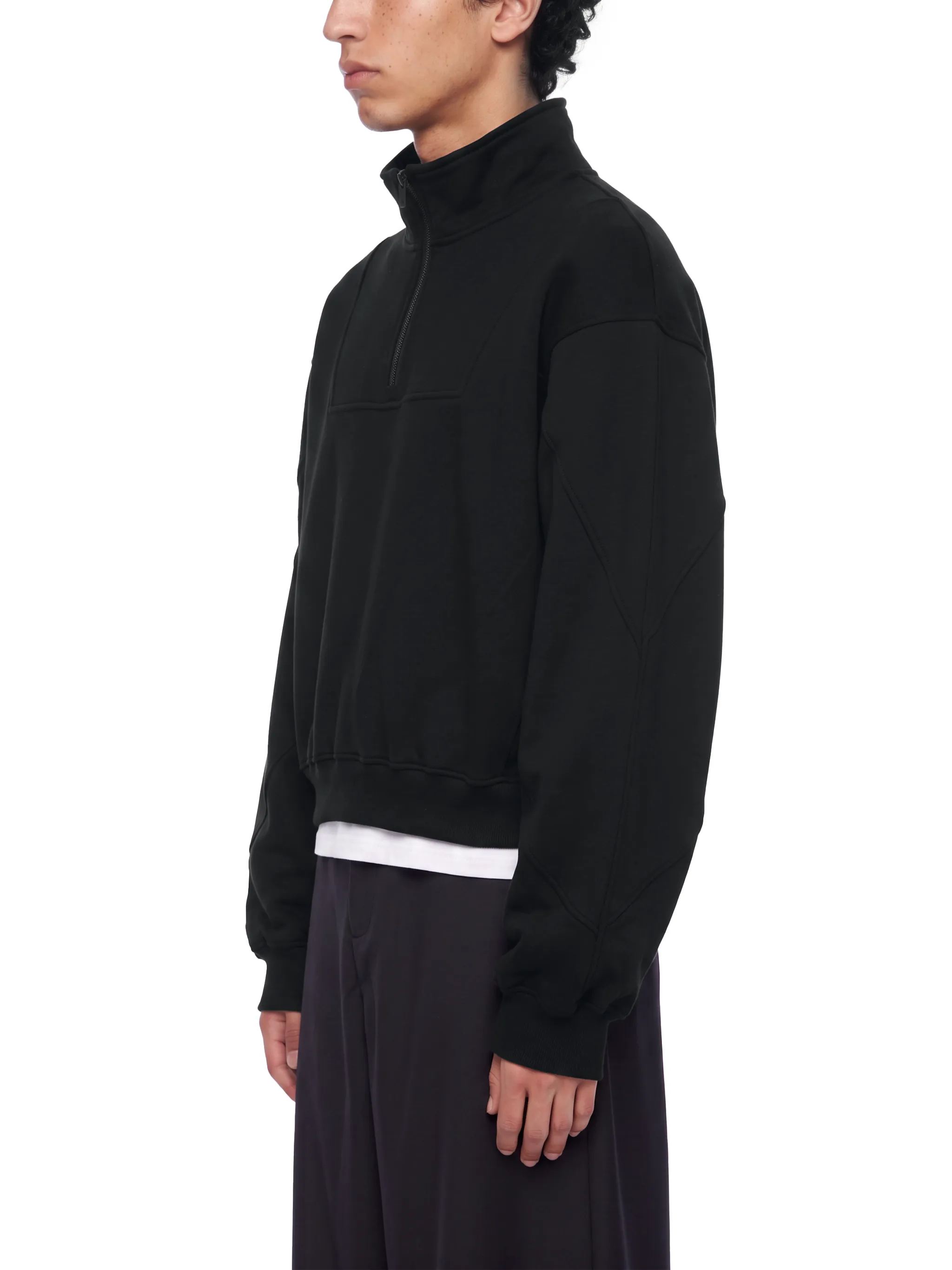 Women’s Loose Fleece Quarter-Zip Sweatshirt