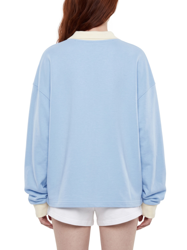 Unisex Color Block Long Sleeve Sweatshirt