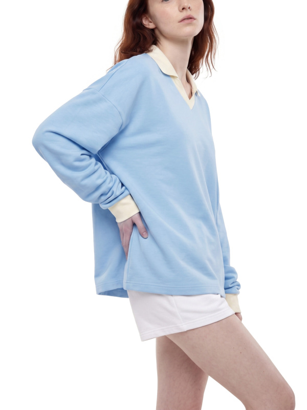 Unisex Color Block Long Sleeve Sweatshirt