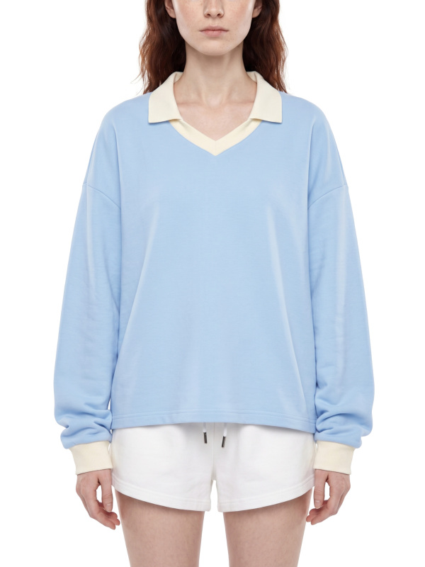 Unisex Color Block Long Sleeve Sweatshirt