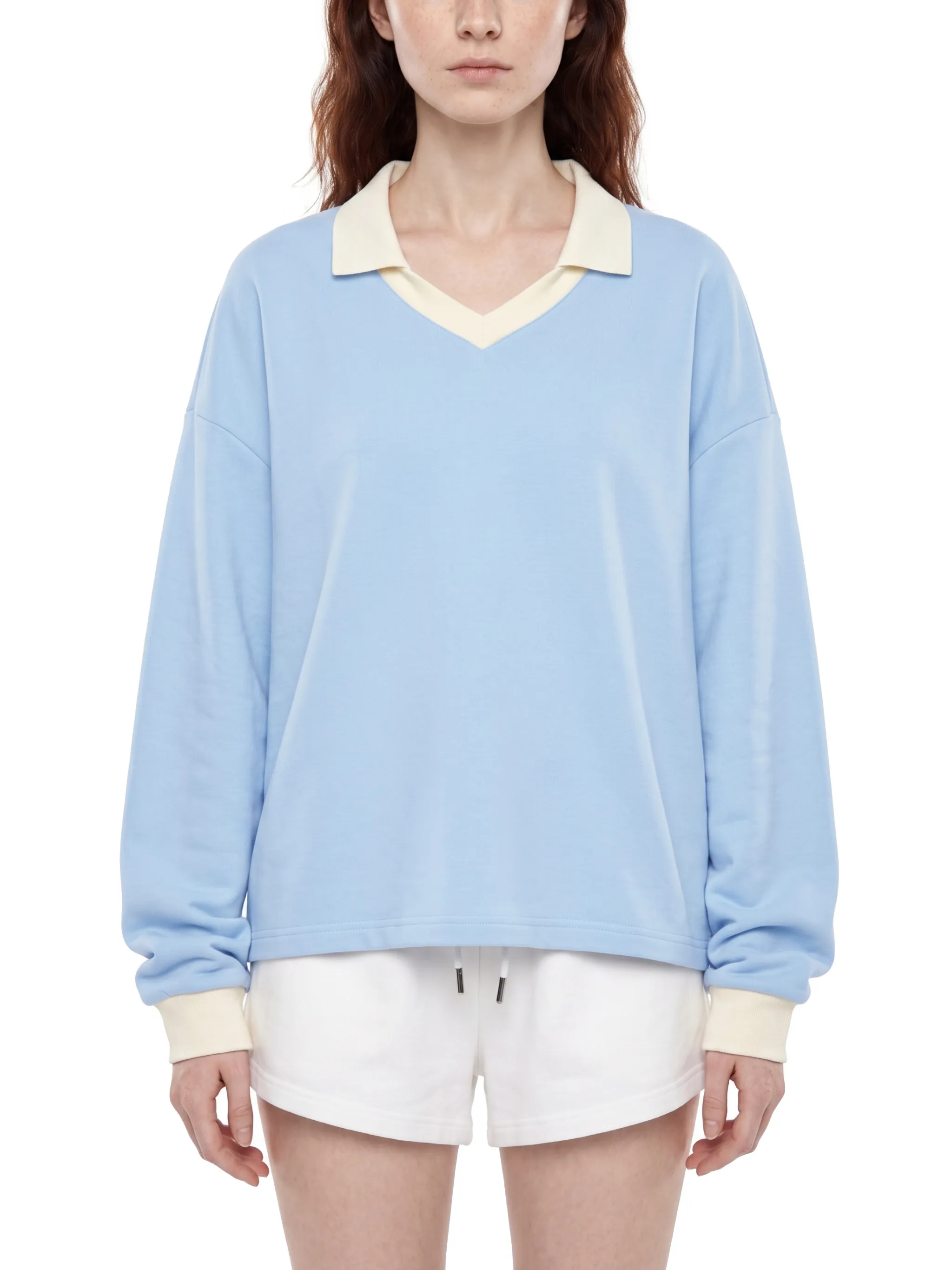 Unisex Color Block Long Sleeve Sweatshirt
