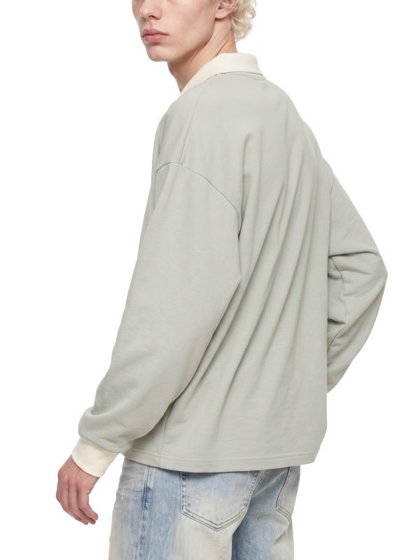 Unisex Color Block Long Sleeve Sweatshirt