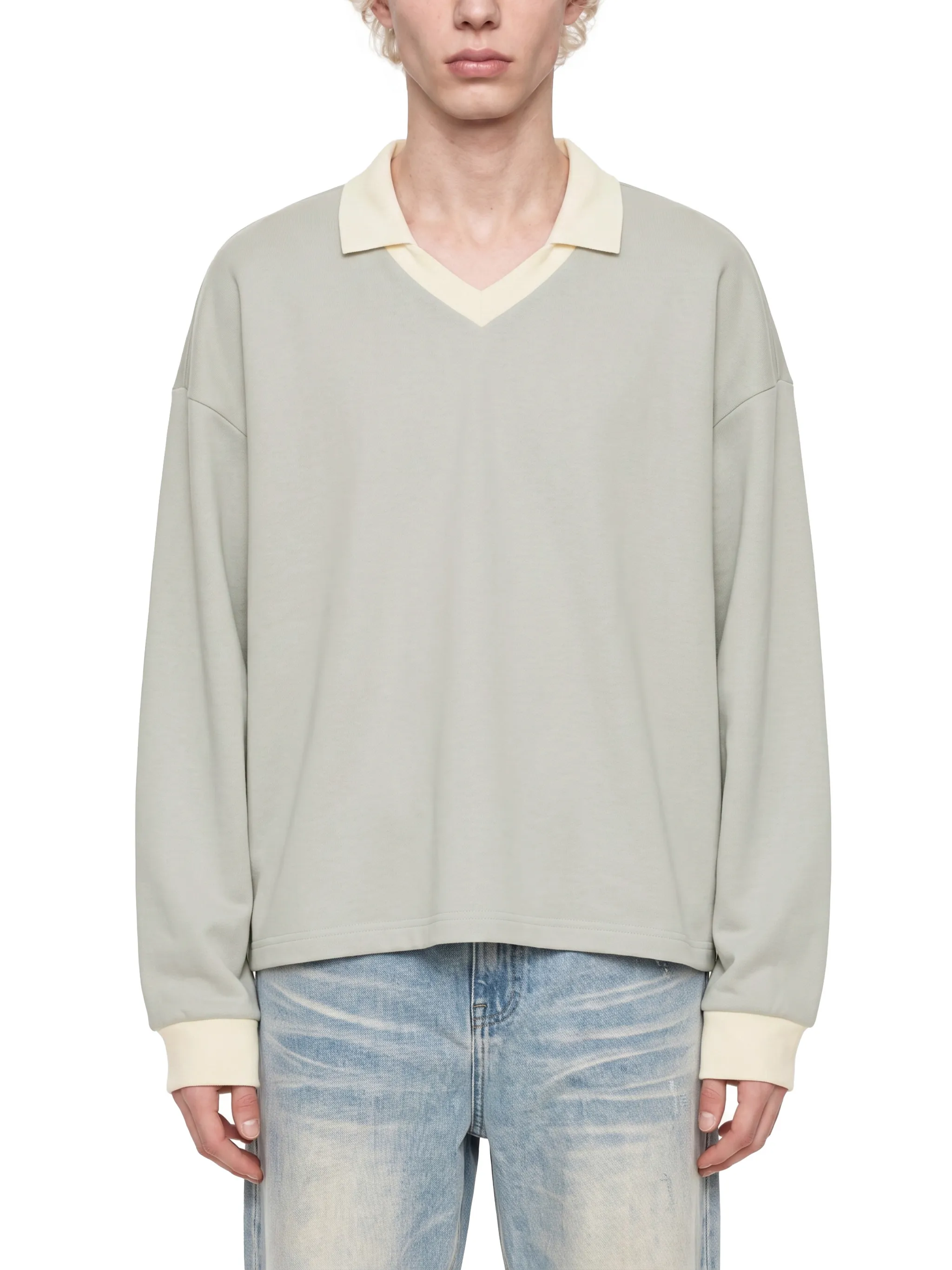 Unisex Color Block Long Sleeve Sweatshirt