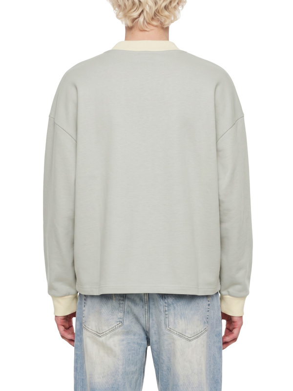 Unisex Color Block Long Sleeve Sweatshirt