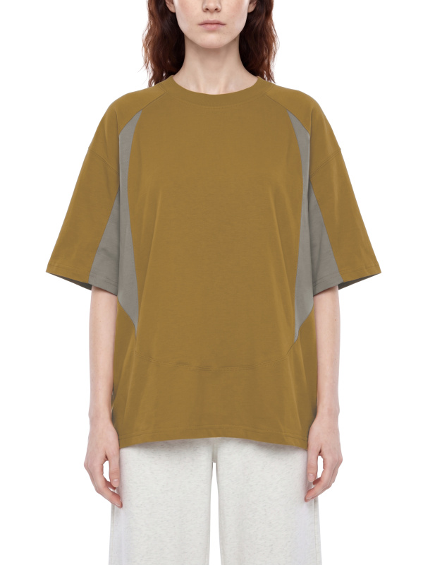 Unisex Color Block Paneling T-Shirt