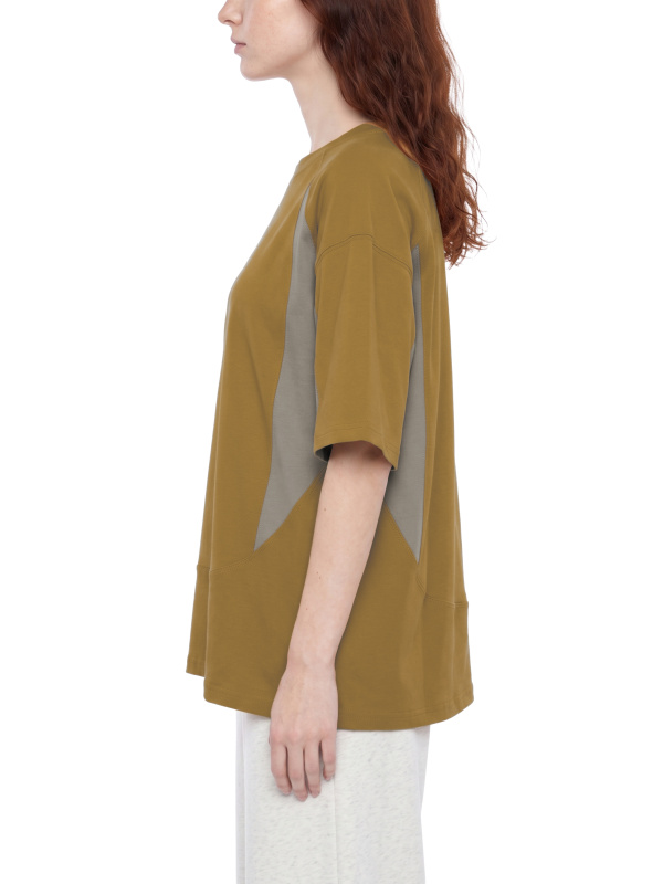 Unisex Color Block Paneling T-Shirt