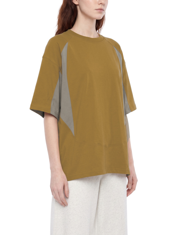 Unisex Color Block Paneling T-Shirt