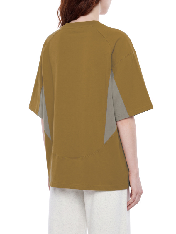 Unisex Color Block Paneling T-Shirt