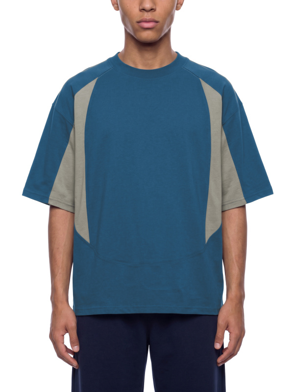 Unisex Color Block Paneling T-Shirt