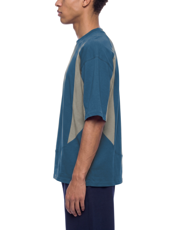Unisex Color Block Paneling T-Shirt