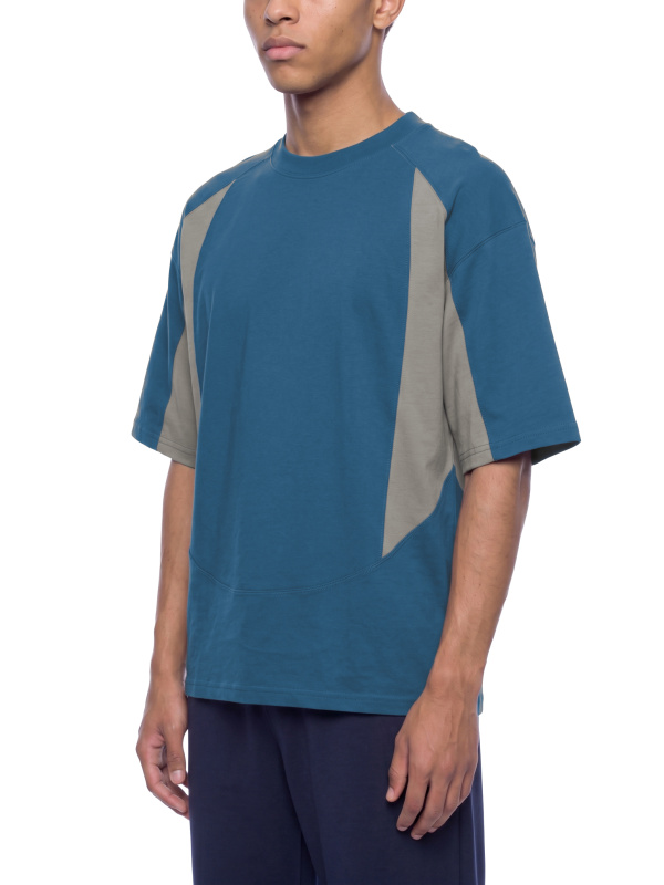 Unisex Color Block Paneling T-Shirt