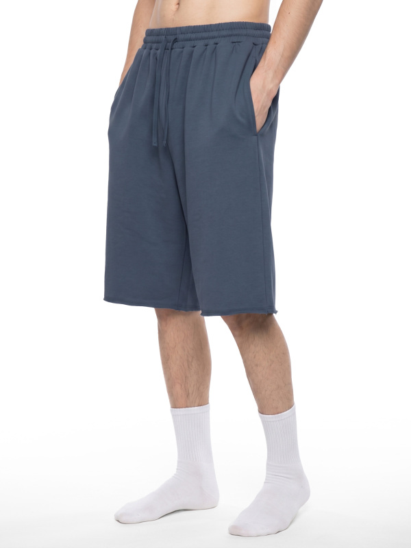 Unisex Loose Raw Edge Shorts
