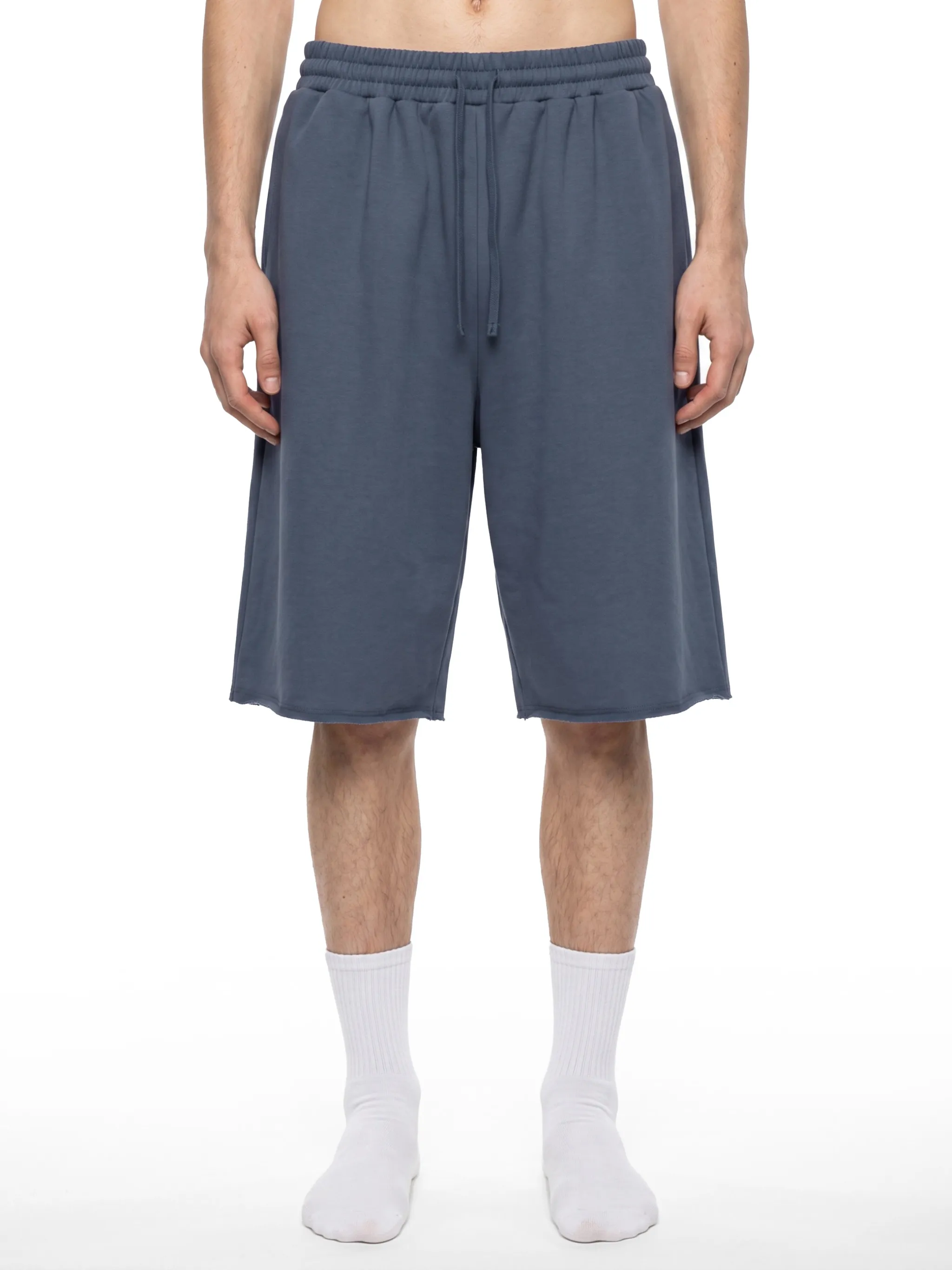 Unisex Loose Raw Edge Shorts