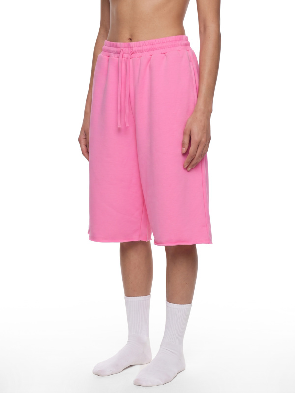 Unisex Loose Raw Edge Shorts