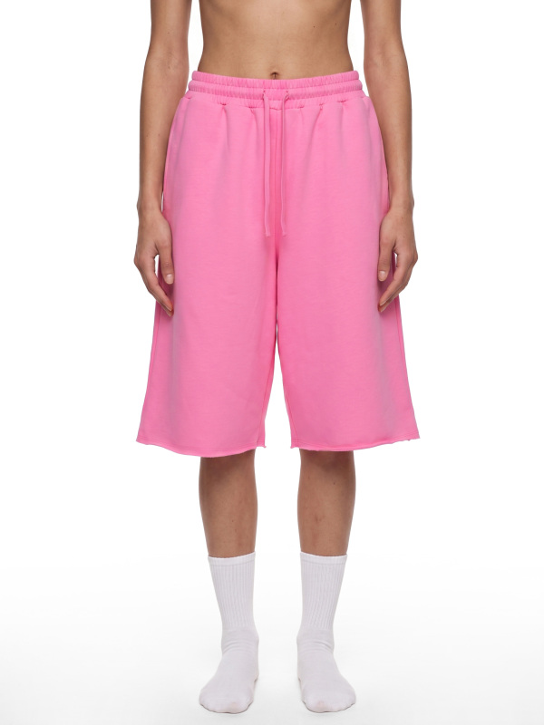 Unisex Loose Raw Edge Shorts