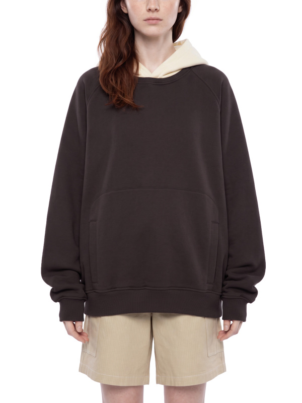 Unisex Fleece Raglan Color Block Hoodie