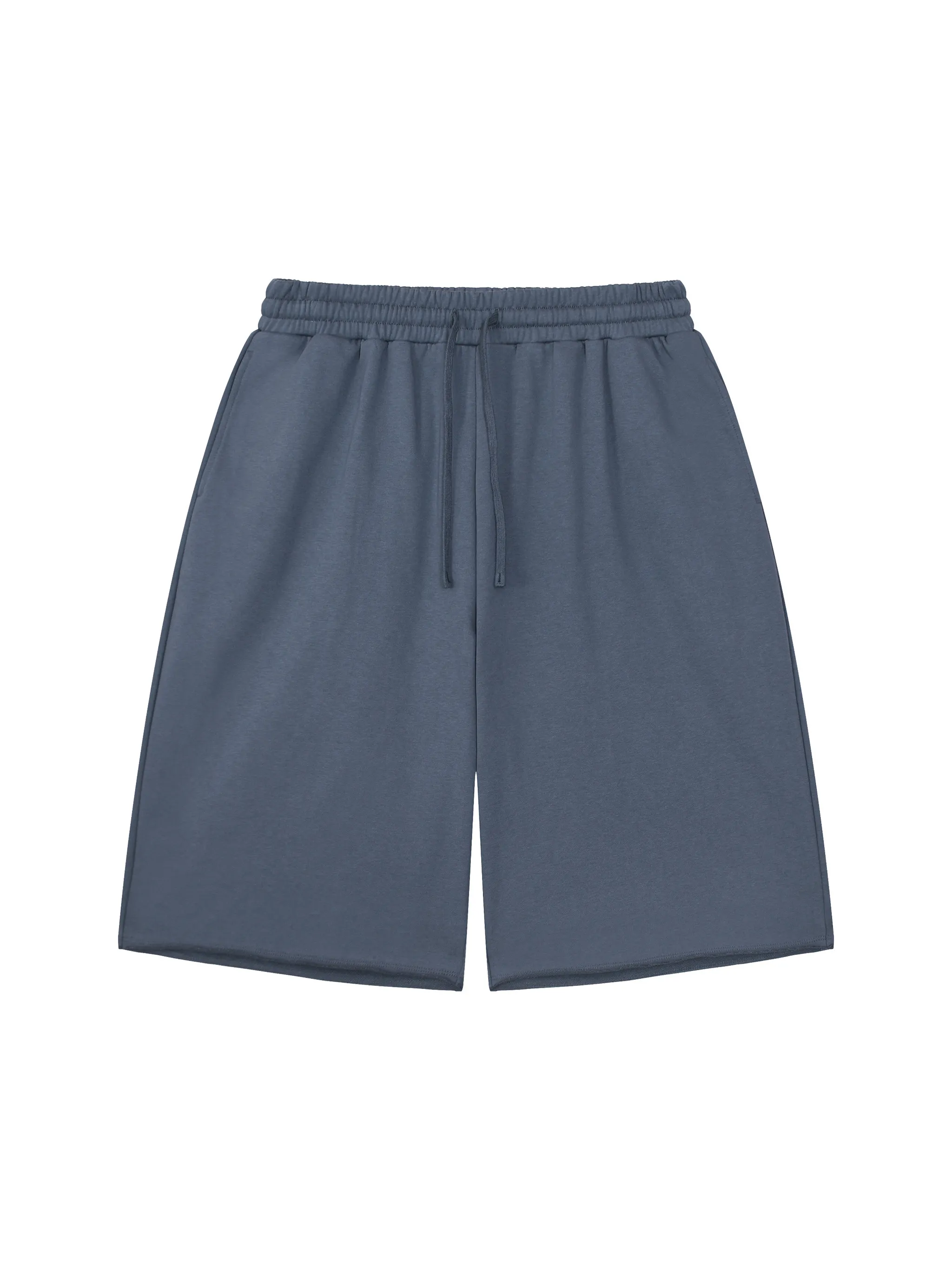 Unisex Loose Raw Edge Shorts