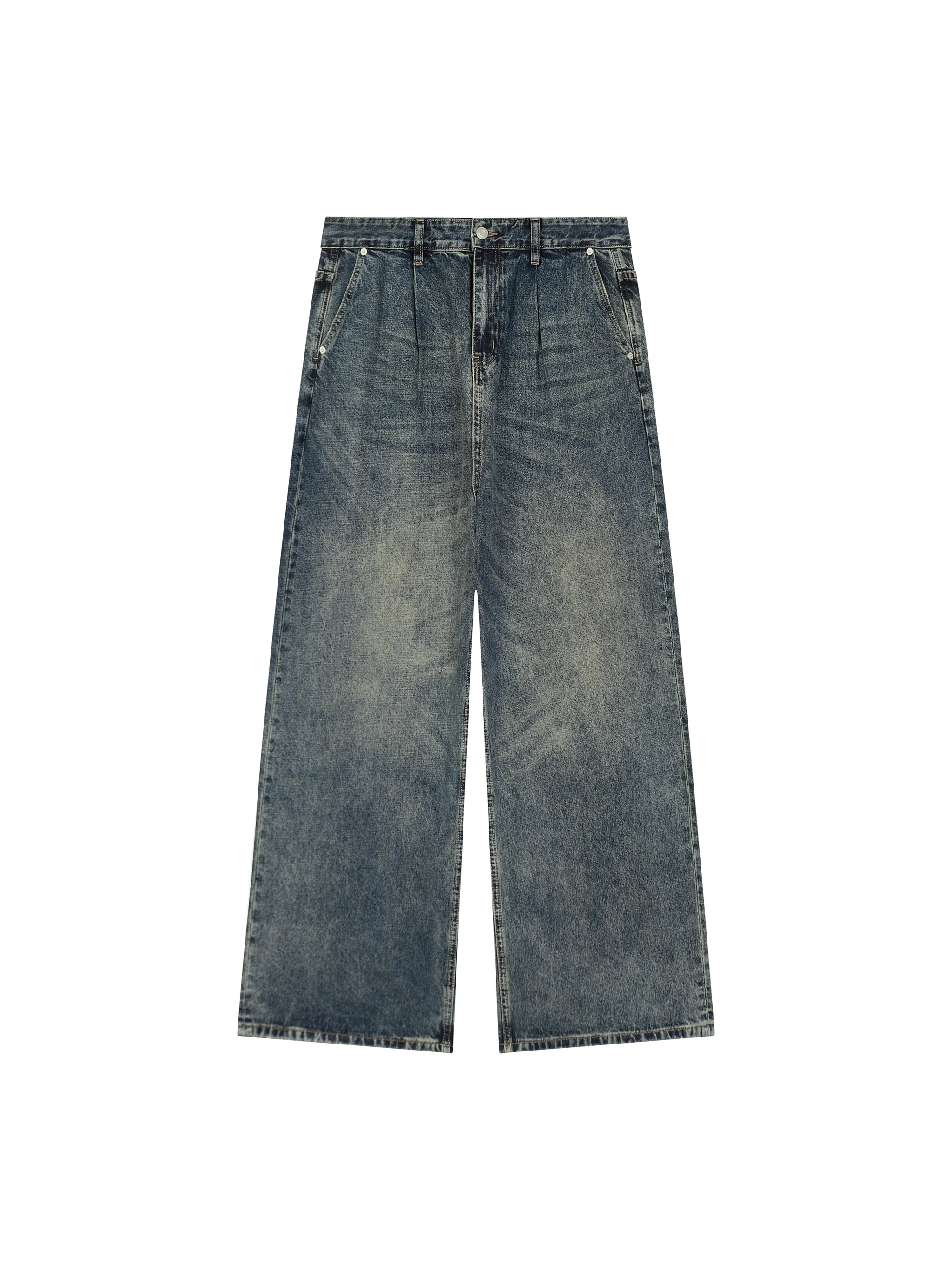 Men's Vintage Wash Denim Jeans