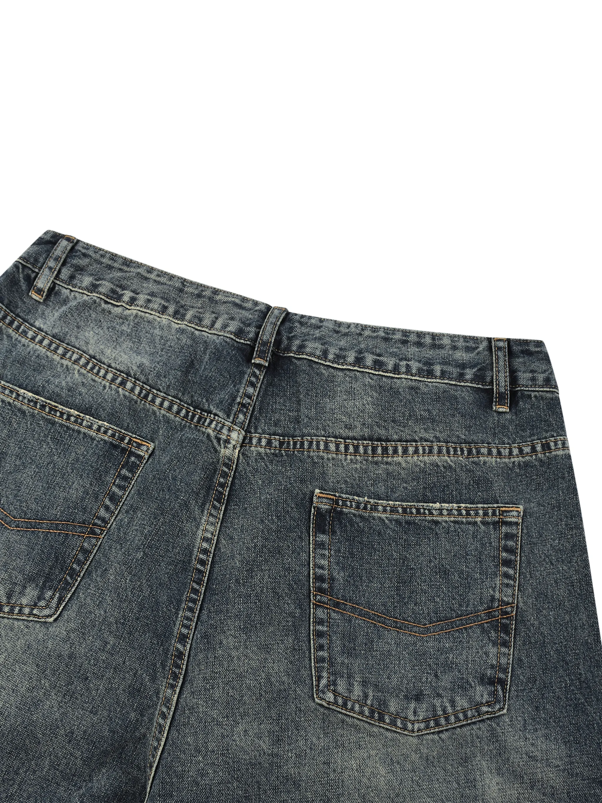 Men's Vintage Wash Denim Jeans