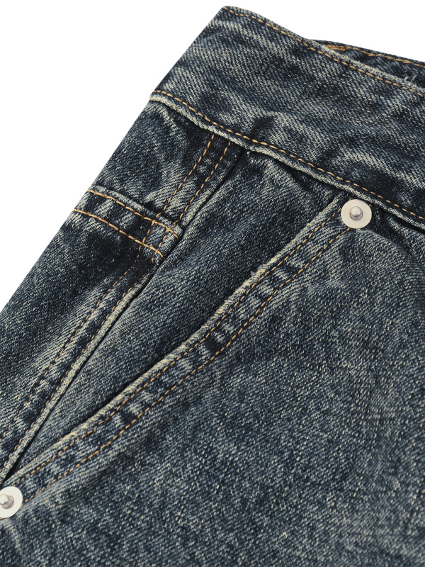 Men's Vintage Wash Denim Jeans