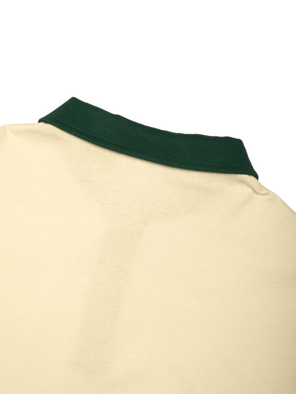Unisex Color Block Polo Shirt