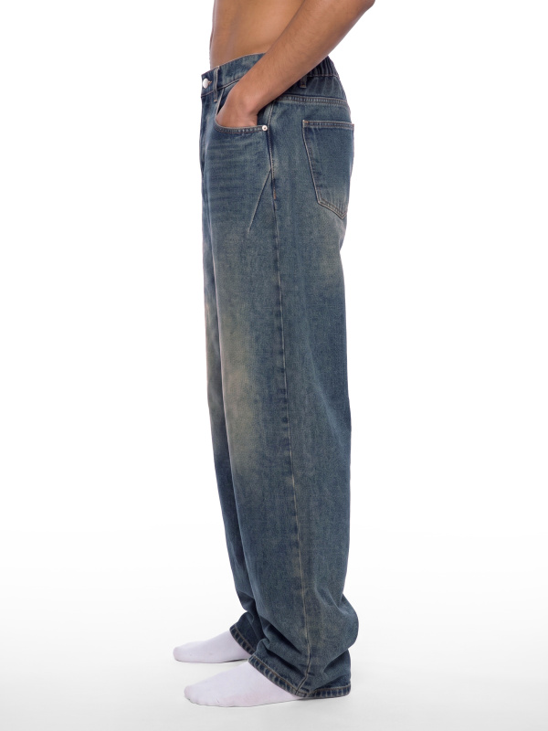 Men's Vintage Wash Denim Jeans