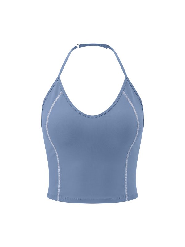 Women's Halter Neck Yoga Tank Top