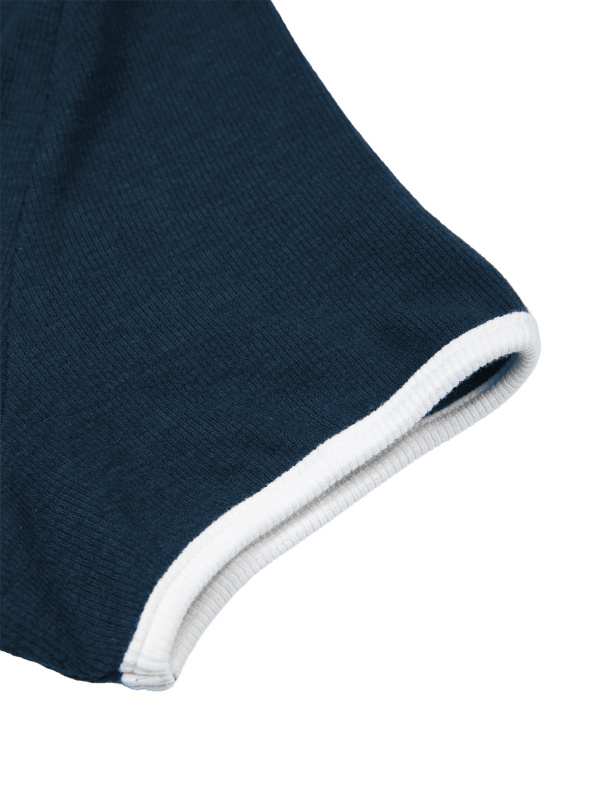 Women's Color Block Crop T-Shirt