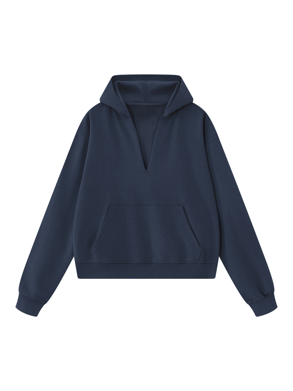 Unisex Boxy Raw Edge Hoodie - Main Image
