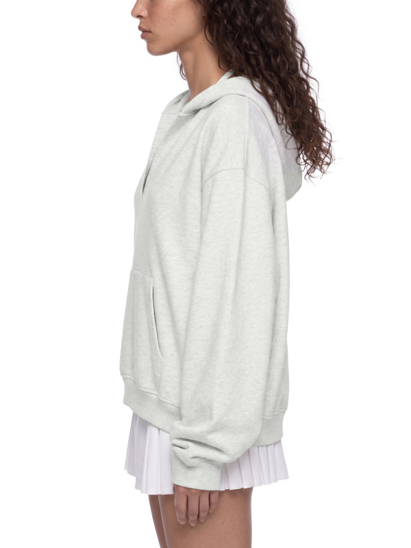 Unisex Boxy Raw Edge Hoodie