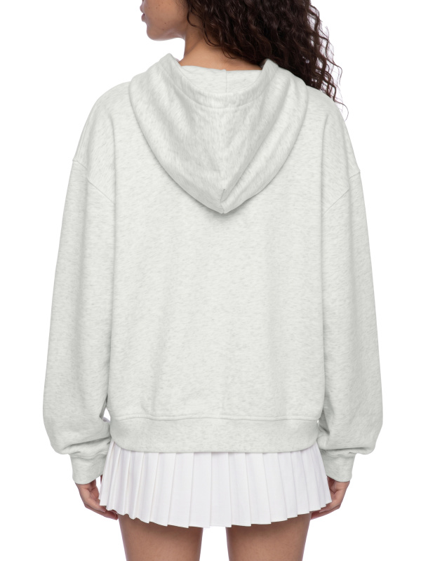 Unisex Boxy Raw Edge Hoodie