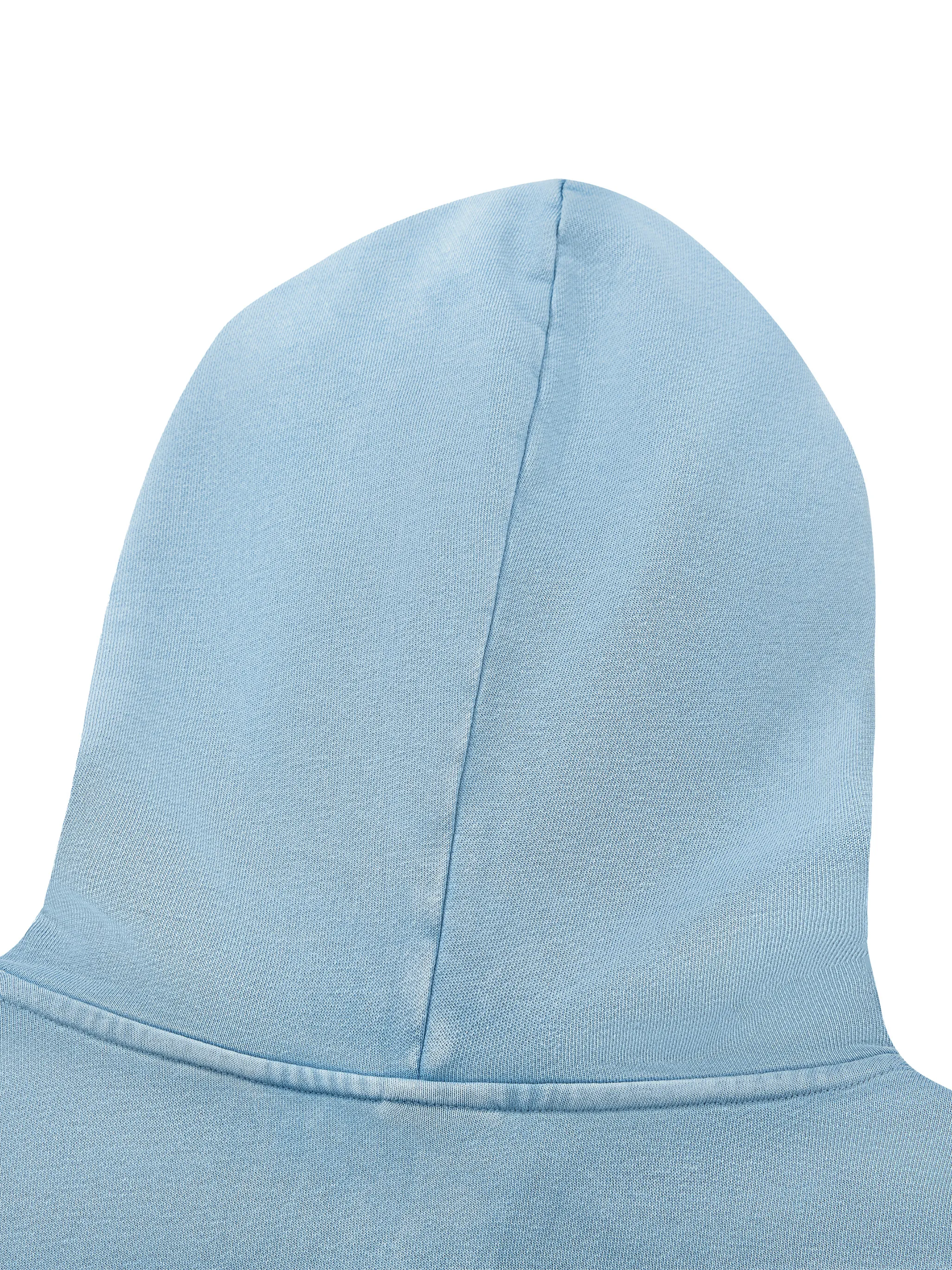 Unisex Mineral Wash Boxy Full Zip Hoodie