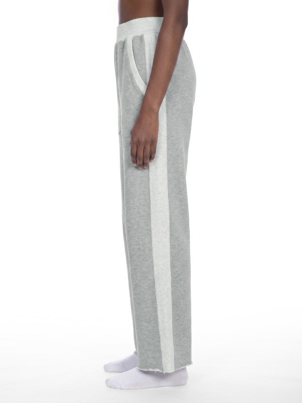 Women's Color Block Raw Hem Sweatpants