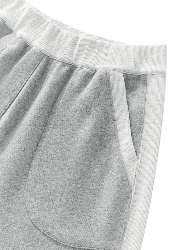 Women's Color Block Raw Hem Sweatpants