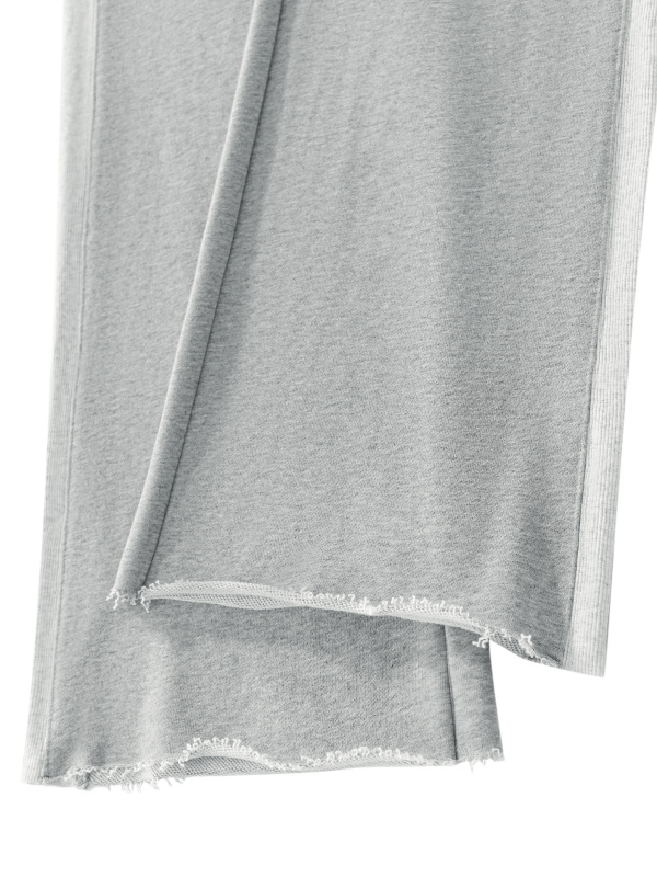 Women's Color Block Raw Hem Sweatpants