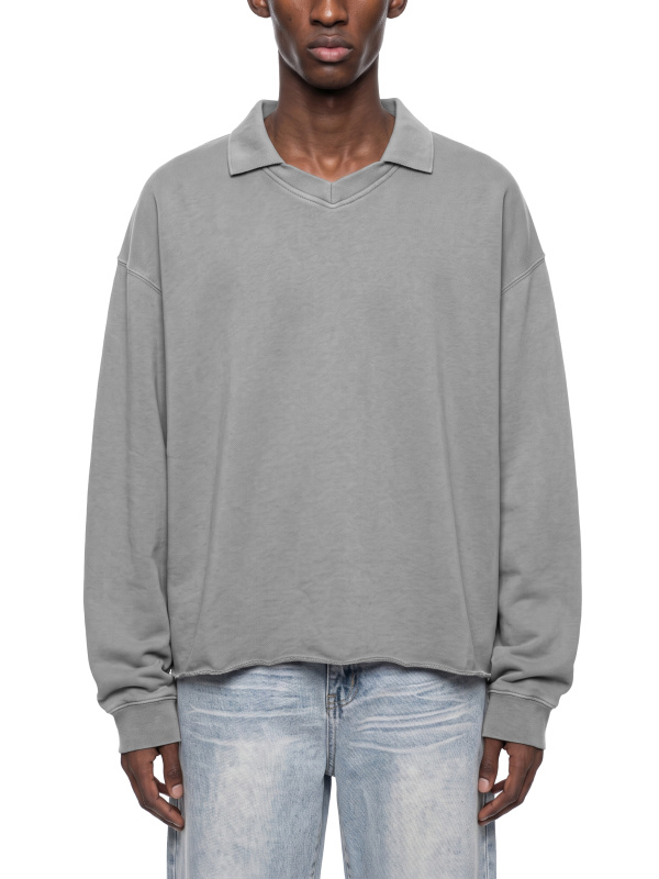 Unisex Mineral Wash Pullover Sweatshirt