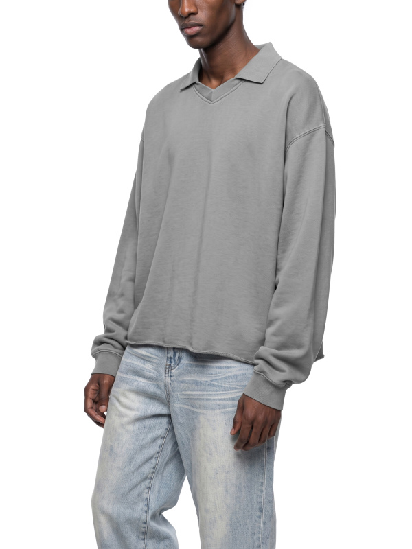 Unisex Mineral Wash Pullover Sweatshirt