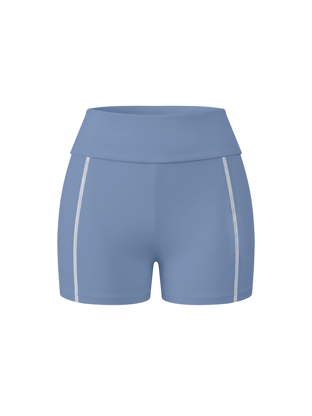 Women's High Waisted Yoga Biker Shorts - Main Image