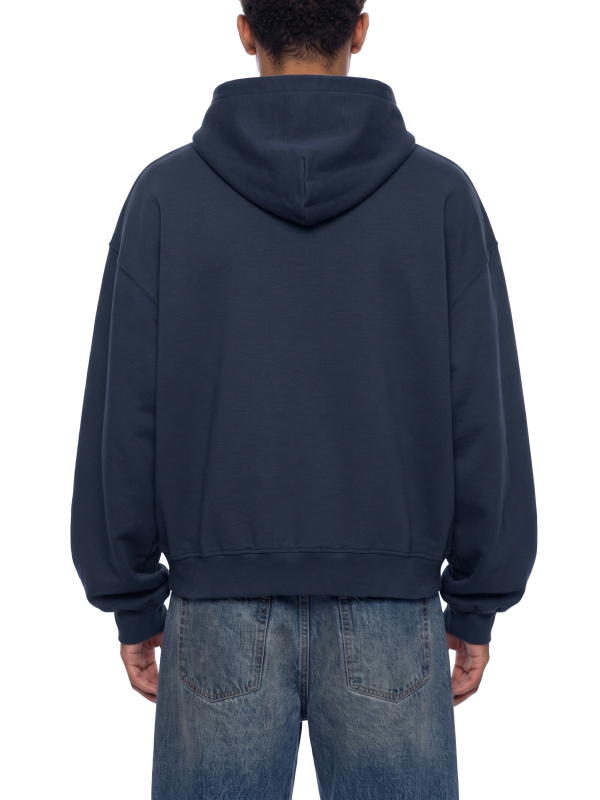 Unisex Boxy Raw Edge Hoodie