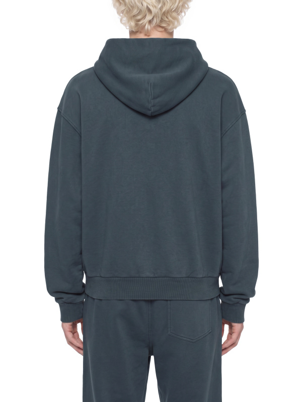 Unisex Mineral Wash Boxy Full Zip Hoodie