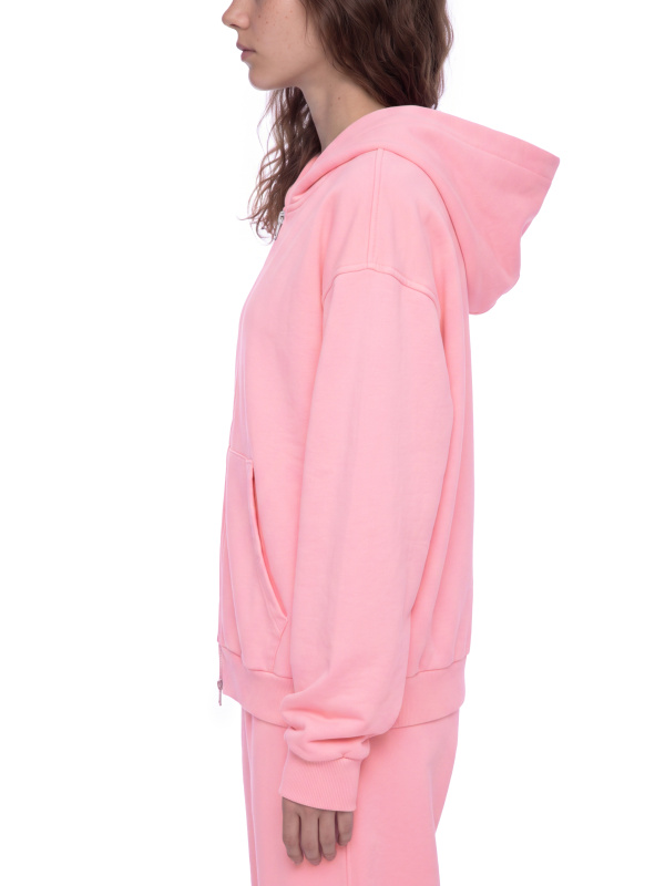 Unisex Mineral Wash Boxy Full Zip Hoodie