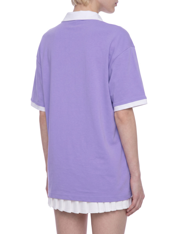 Unisex Color Block Polo Shirt