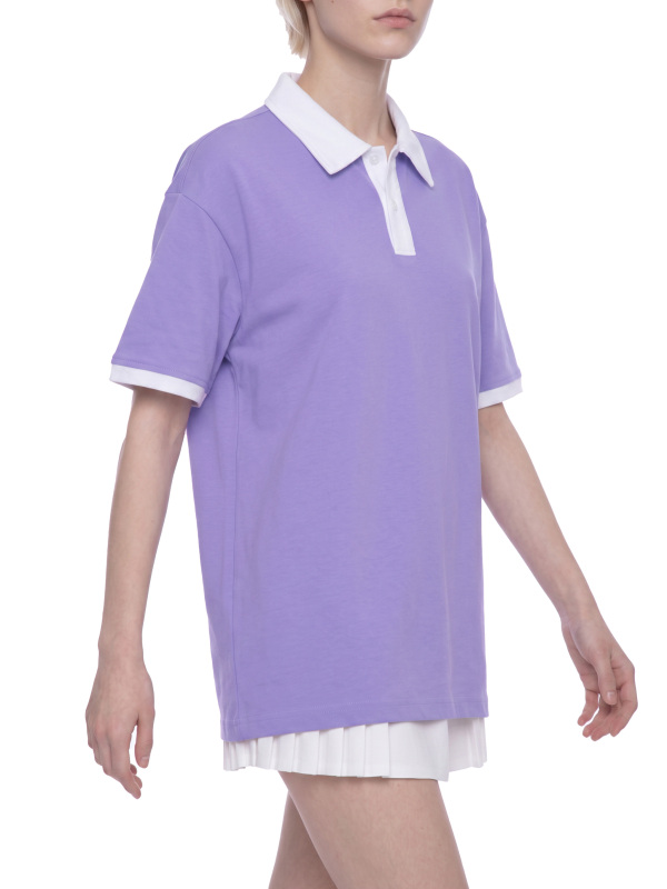 Unisex Color Block Polo Shirt