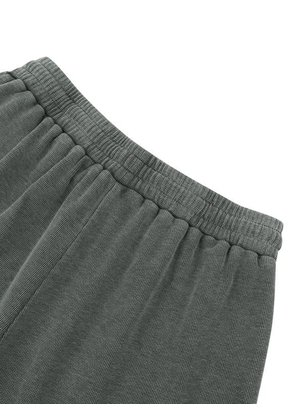 Unisex Mineral Wash Waffle Sweatpants
