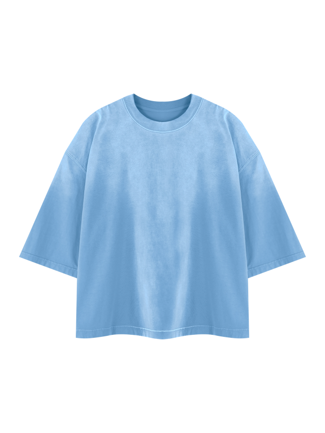 Unisex Vintage Wash Sunfade Boxy T-Shirt
