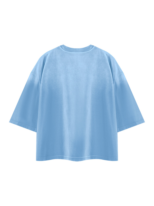 Unisex Vintage Wash Sunfade Boxy T-Shirt