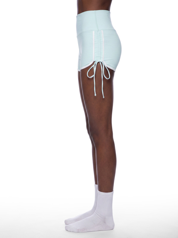 Women’s Color Block High Waisted Yoga Shorts