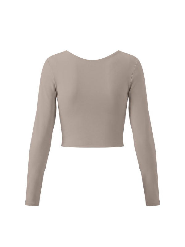 Women's Panelled Long Sleeve Yoga T-Shirt